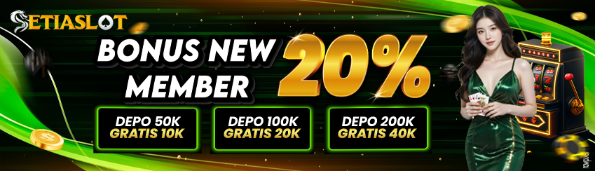 BONUS NEW MEMBER 20%