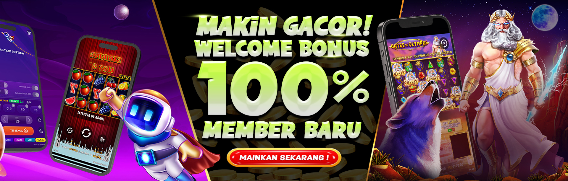 Welcome Bonus 100%